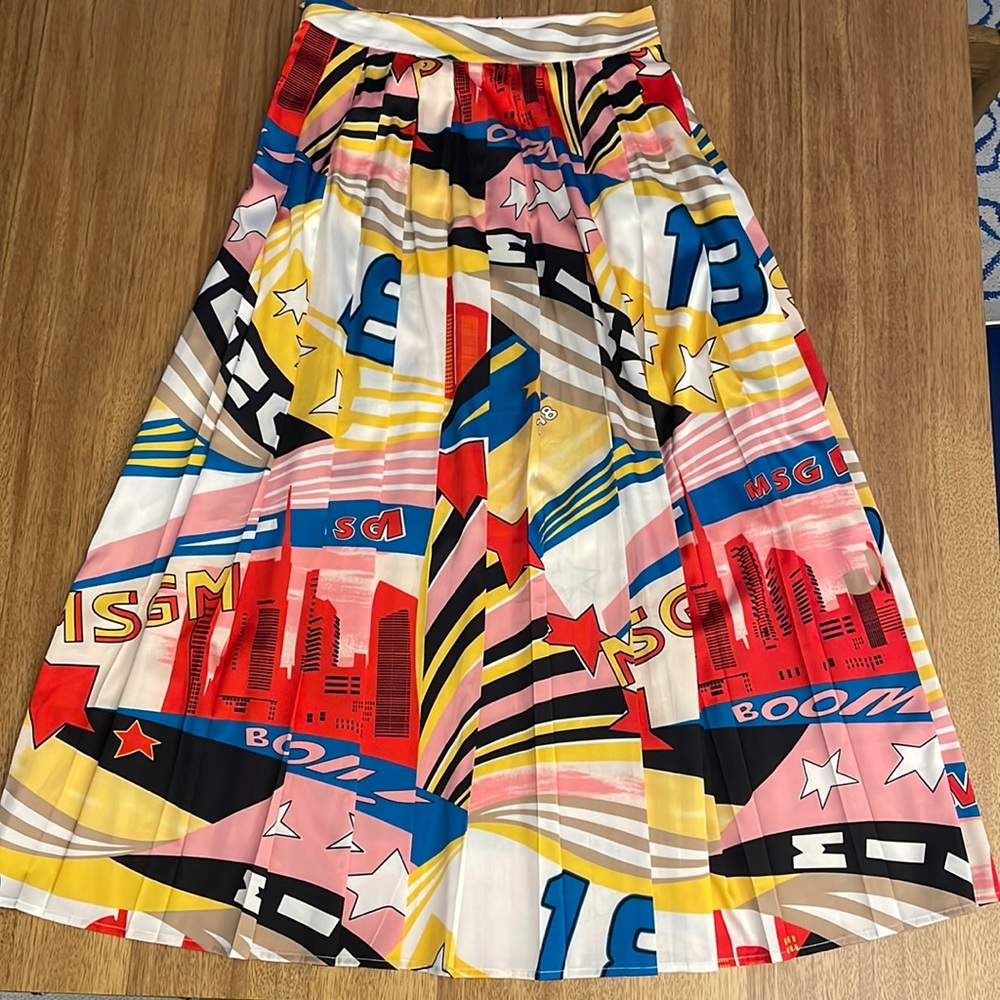 MSGM style colorful skirt!!🤗😍🤗😍